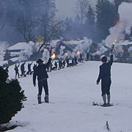 Weihnachtsschützen im Berchtesgadener Land.